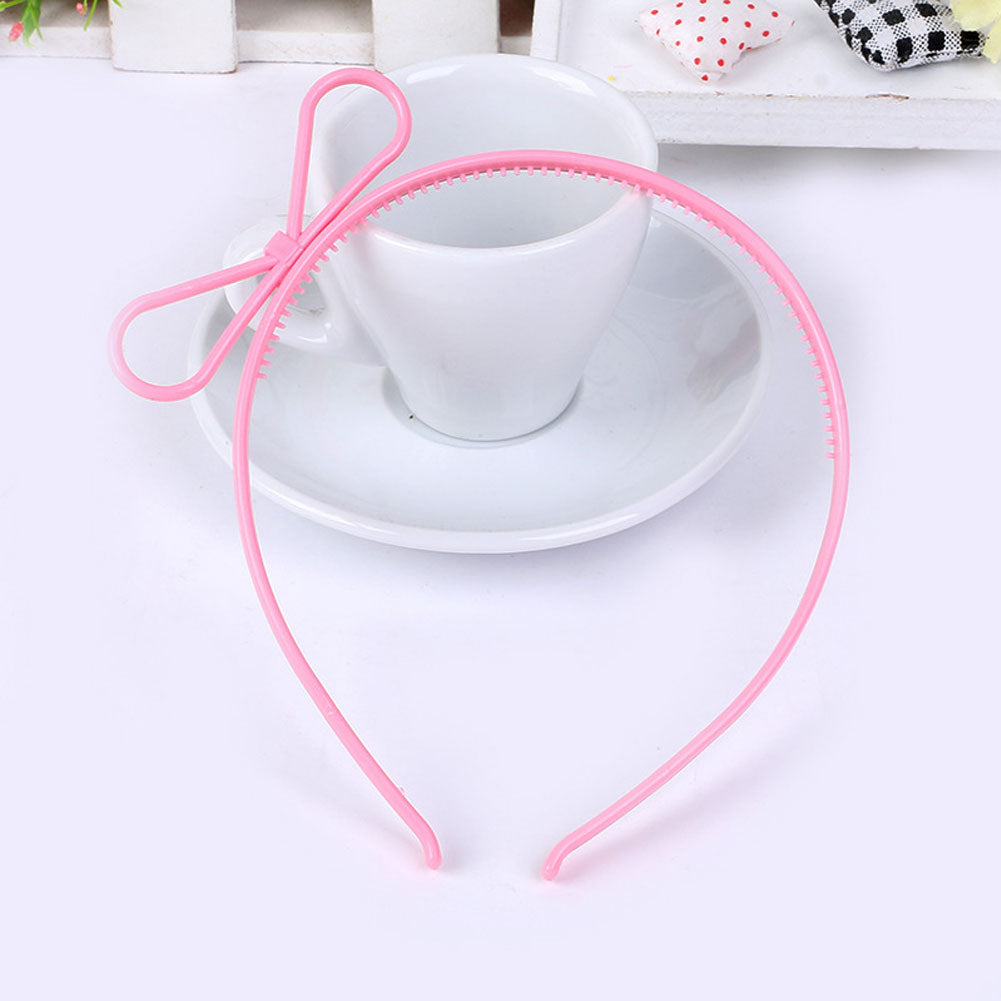 Kids Children Cute Bowknot Fashion Wide Hairband Headband Hair Accessories