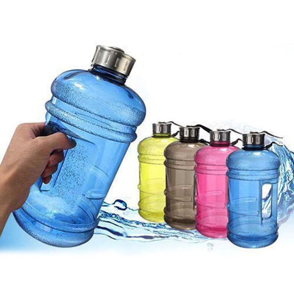 2.2L/1L Large Big Drink Water Cap Cup Gym Workout Sport Training Water Bottle