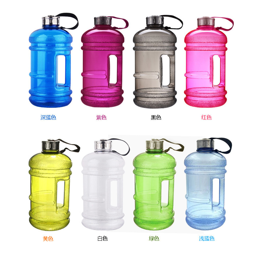 2.2L/1L Large Big Drink Water Cap Cup Gym Workout Sport Training Water Bottle