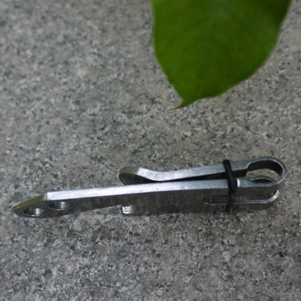 Multi-Function Stainless Steel Money Clip Belt Hanger Bottle Opener EDC Tool