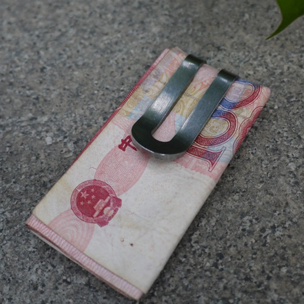 Multi-Function Stainless Steel Money Clip Belt Hanger Bottle Opener EDC Tool