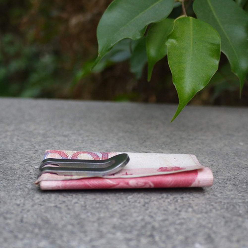 Multi-Function Stainless Steel Money Clip Belt Hanger Bottle Opener EDC Tool