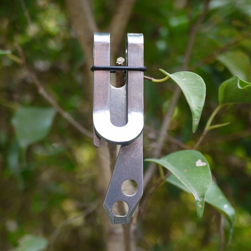 Multi-Function Stainless Steel Money Clip Belt Hanger Bottle Opener EDC Tool