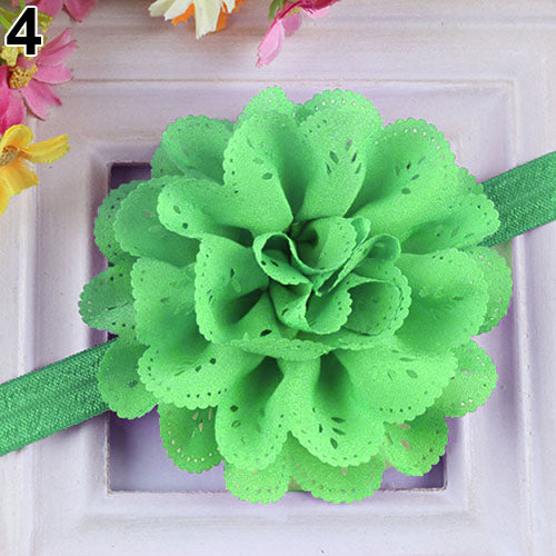 Baby Girls Kids Fashion Hollow Lace Flower Headband Headwear Hair Band Accessory