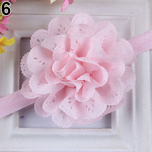 Baby Girls Kids Fashion Hollow Lace Flower Headband Headwear Hair Band Accessory