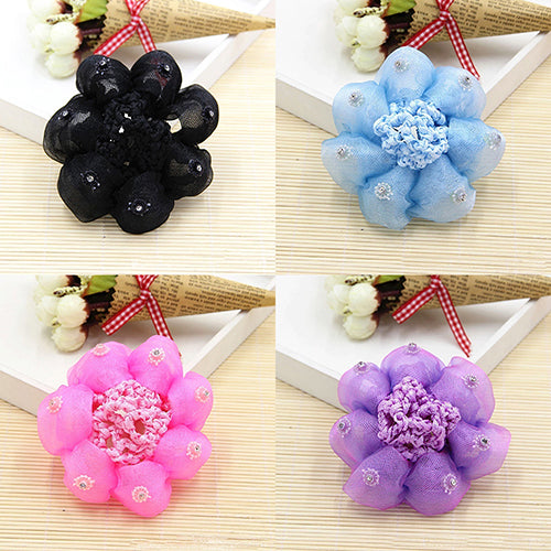 Fashion Kids Girls Involucres Pattern Hair Net Cover Dance Balls Hairnet Hair Accessory