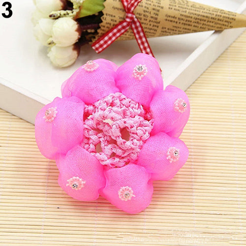 Fashion Kids Girls Involucres Pattern Hair Net Cover Dance Balls Hairnet Hair Accessory