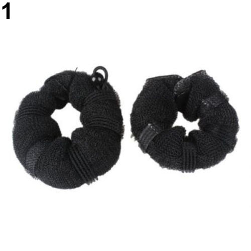 2Pcs/Set Fashion Hair Styling Elegant Magic Style Bun Makers Hairstyle Updo DIY
