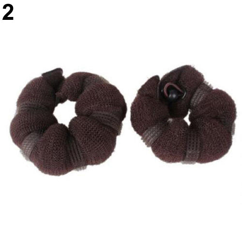 2Pcs/Set Fashion Hair Styling Elegant Magic Style Bun Makers Hairstyle Updo DIY