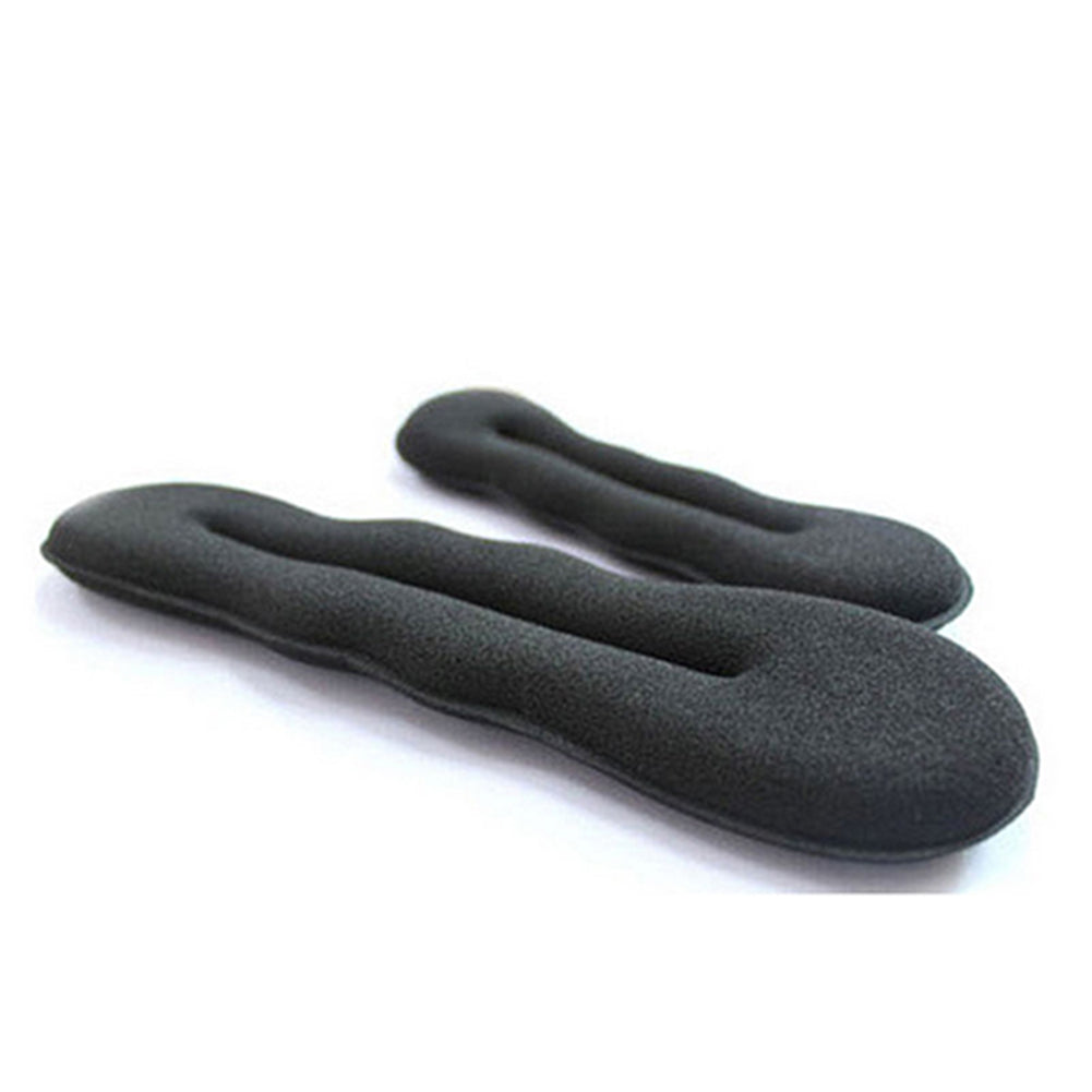 2Pcs Magic Sponge Clip Foam Donut Hair Styling Bun Curler Tool Maker Ring Twist