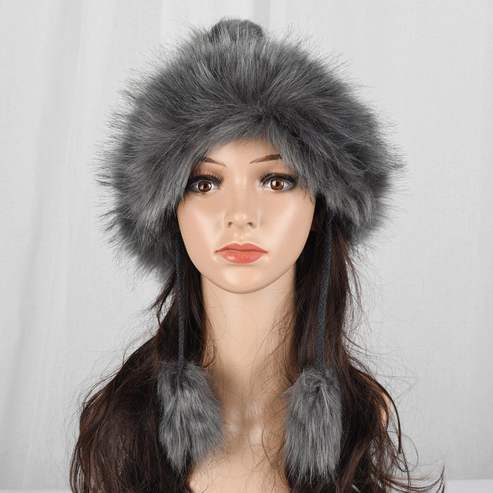 Women Fashion Knitted Ball Pom Pom Cute Lady Thick Beanie Hat Warm Cap Gift