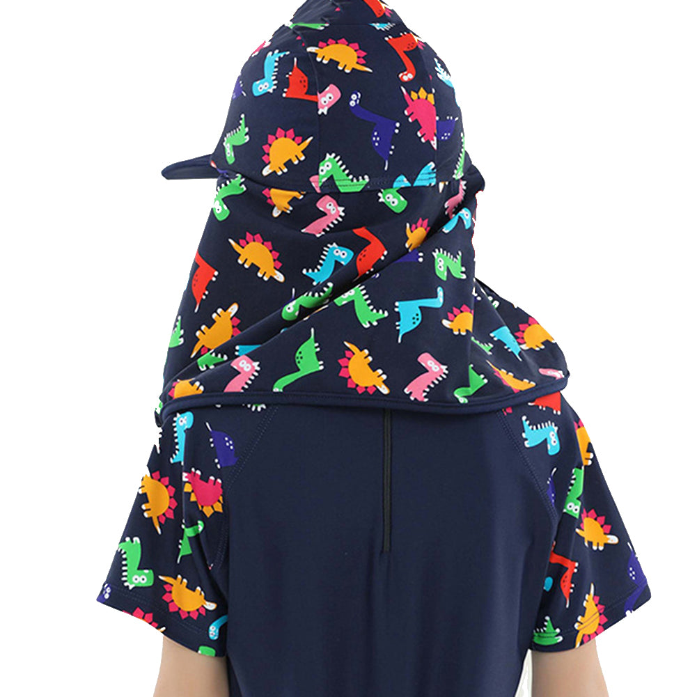 Children Boys Girls Cartoon Animal Sun Hat Kids Outdoor Vacation Beach Flap Cap