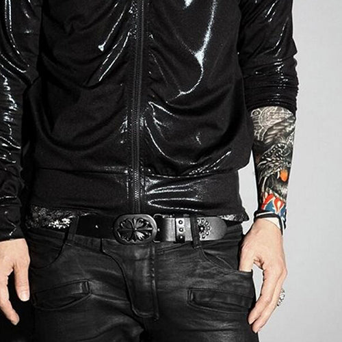 2Pcs Men Women Elastic Fake Cool Temporary Tattoo Long Sleeves Arm Stockings