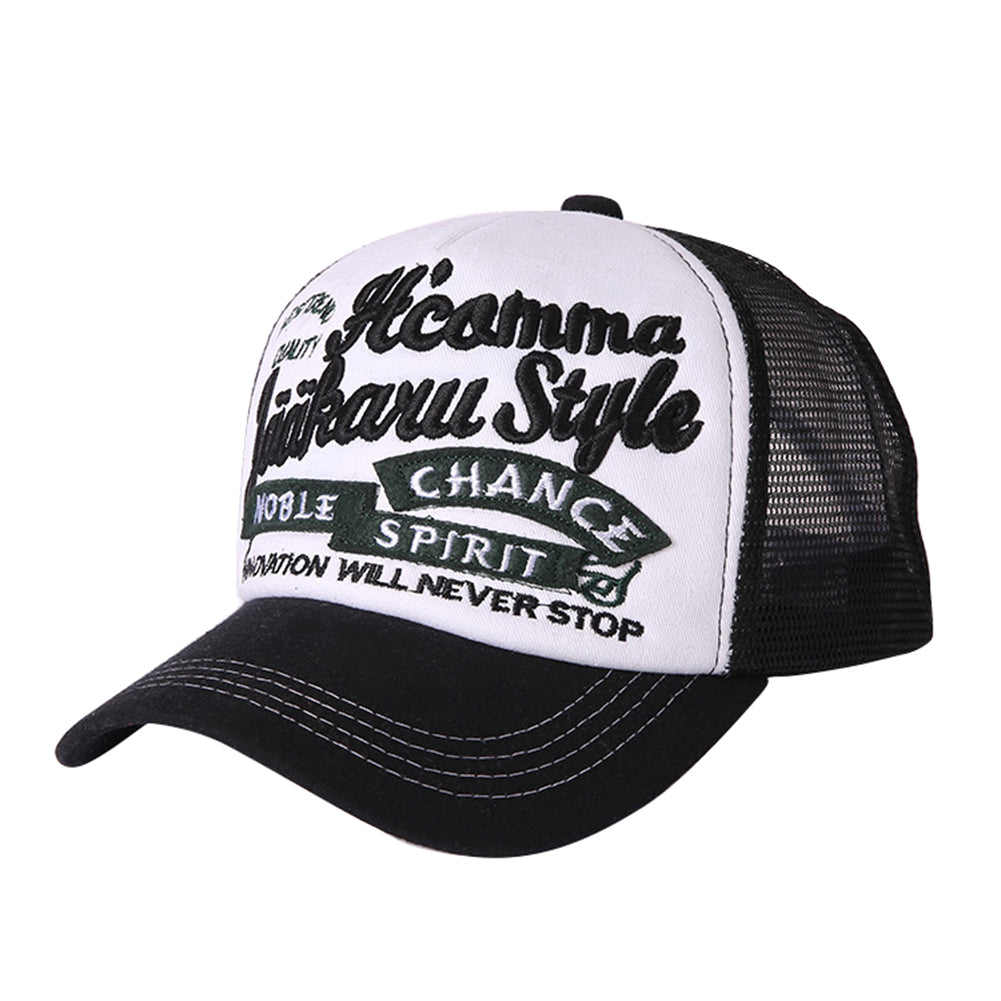 Men Women Outdoor Sports Adjustable Letter Mesh Baseball Caps Snapback Hats