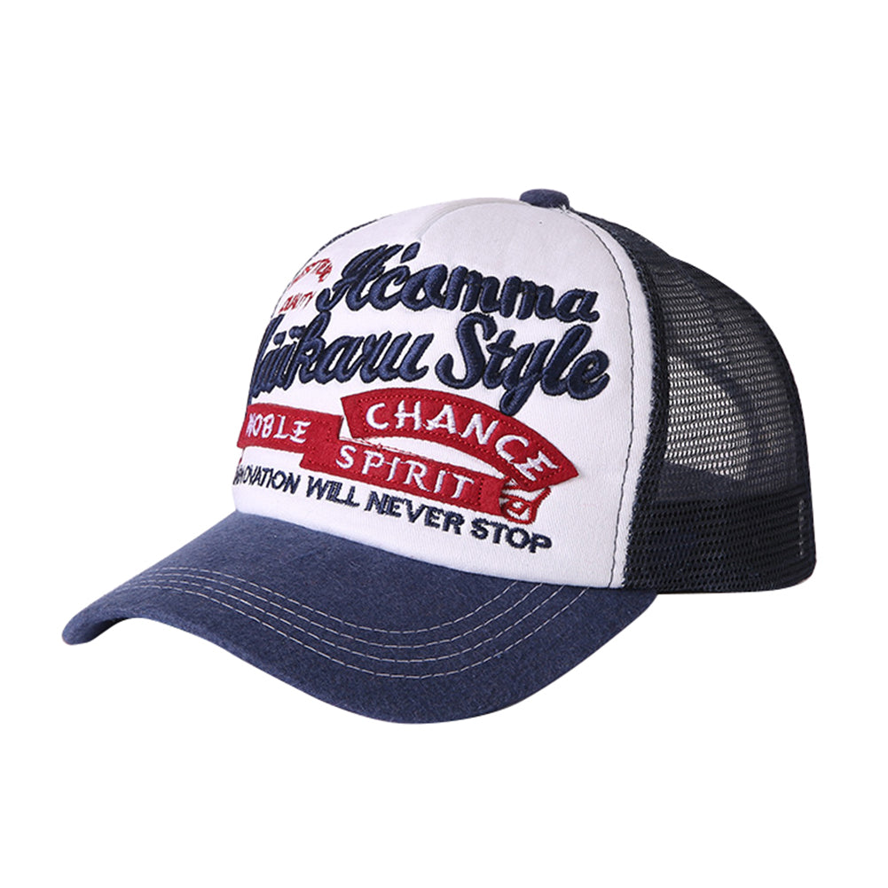 Men Women Outdoor Sports Adjustable Letter Mesh Baseball Caps Snapback Hats