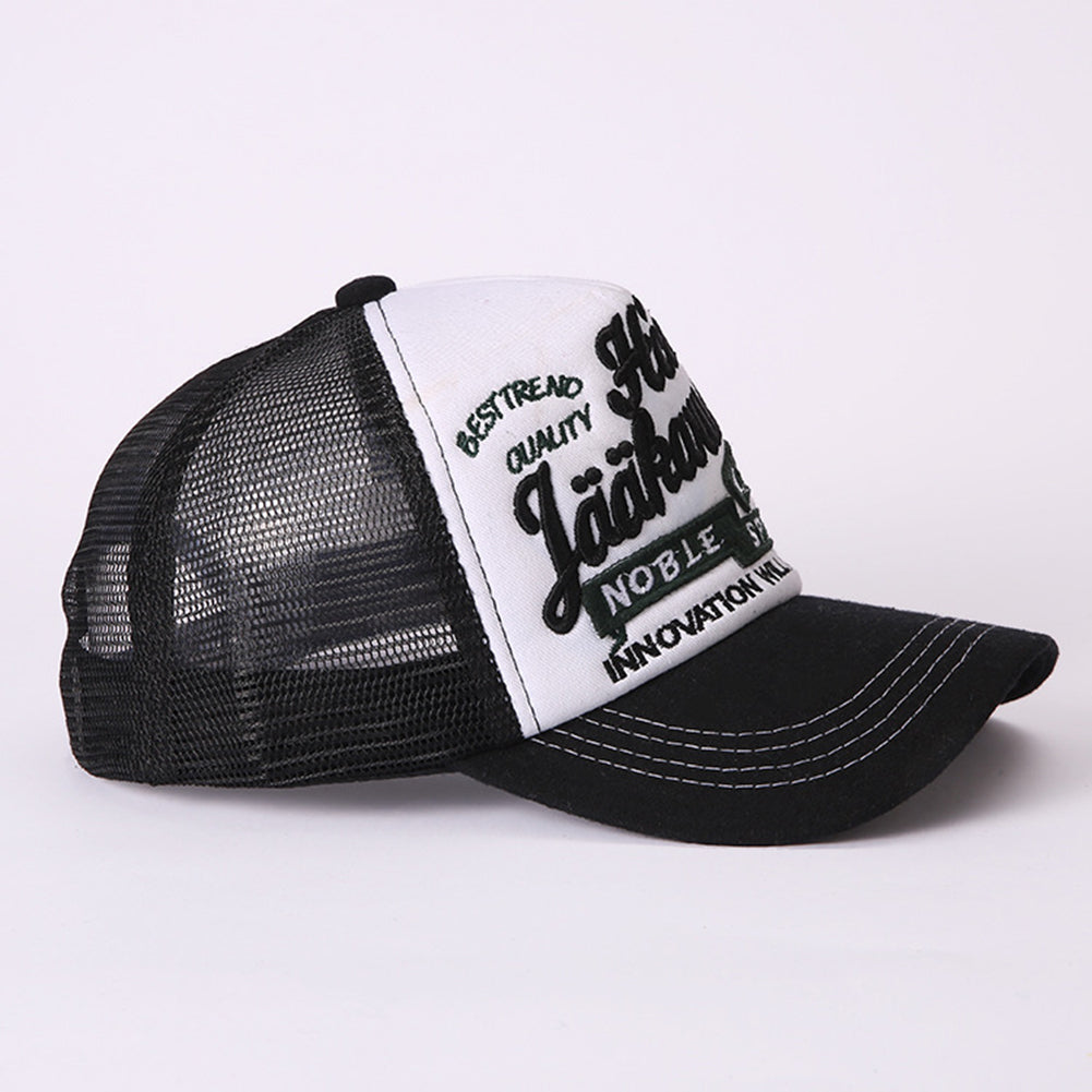 Men Women Outdoor Sports Adjustable Letter Mesh Baseball Caps Snapback Hats