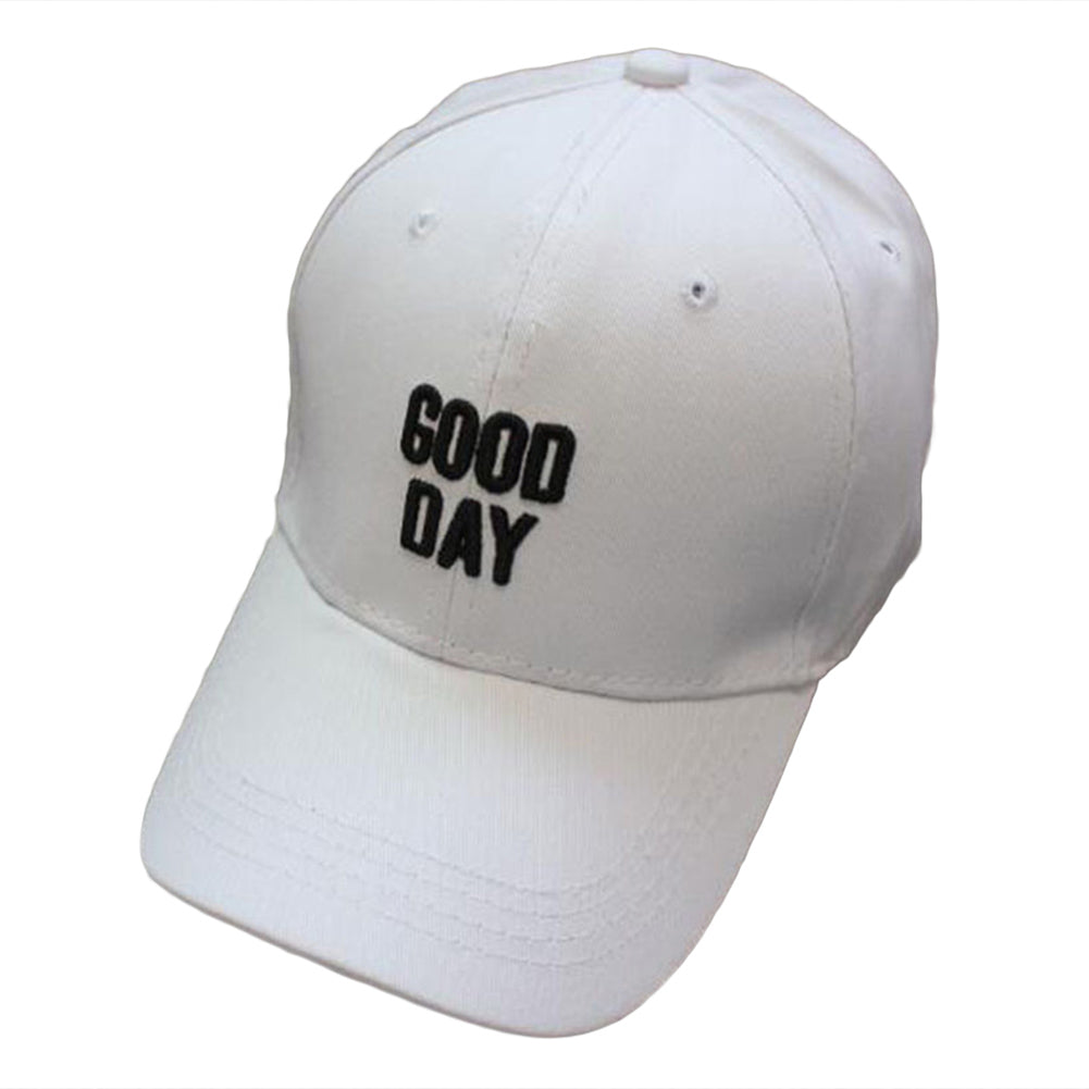 Good Day Letter Embroidered Hip Hop Baseball Cap Snapback Unisex Outdoor Sun Hat