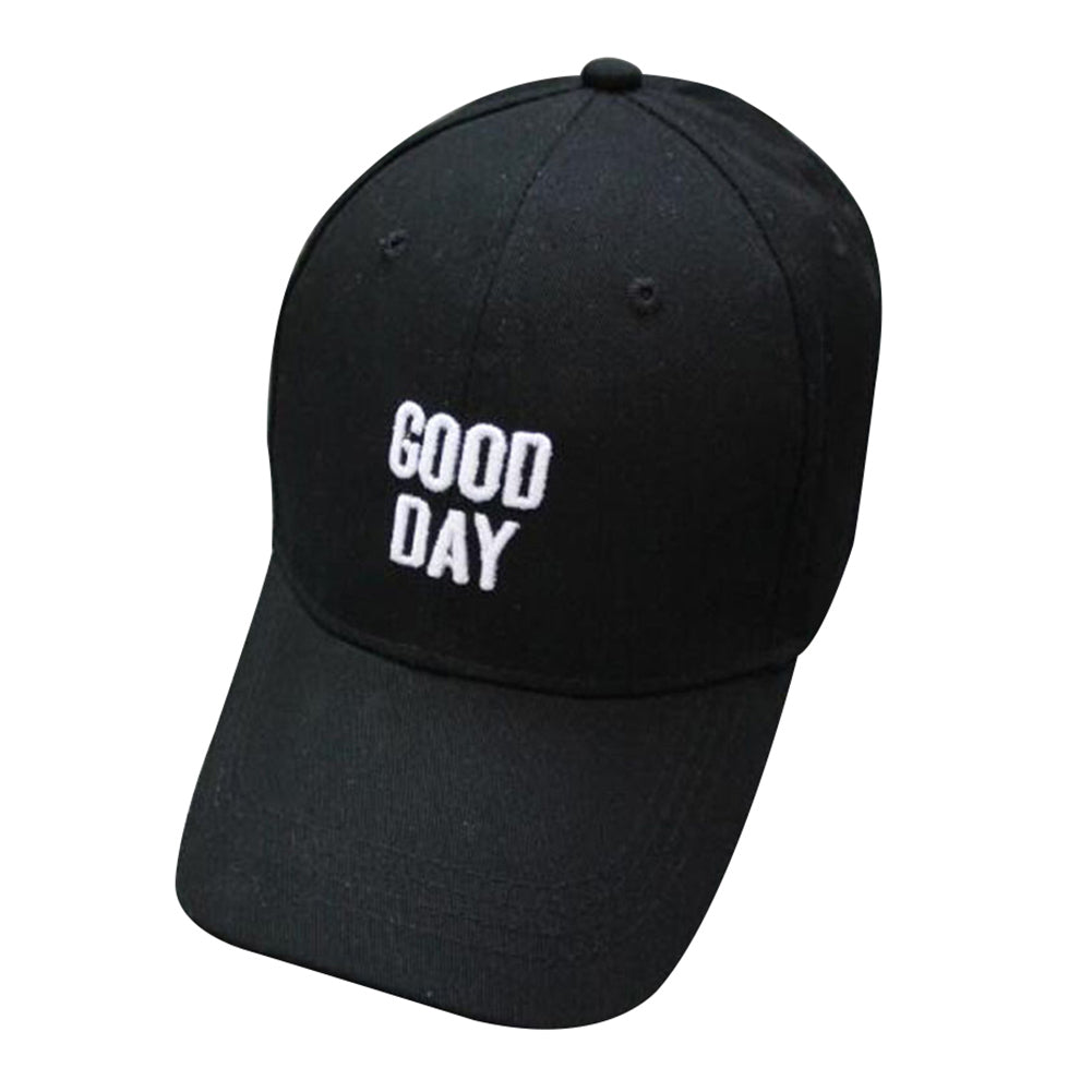 Good Day Letter Embroidered Hip Hop Baseball Cap Snapback Unisex Outdoor Sun Hat