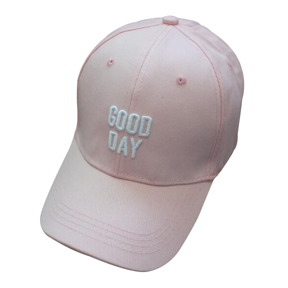 Good Day Letter Embroidered Hip Hop Baseball Cap Snapback Unisex Outdoor Sun Hat