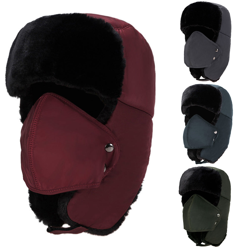 Winter Unisex Balaclava Beanie Cap Face Mask Neck Warmer Windproof Earflap Hat