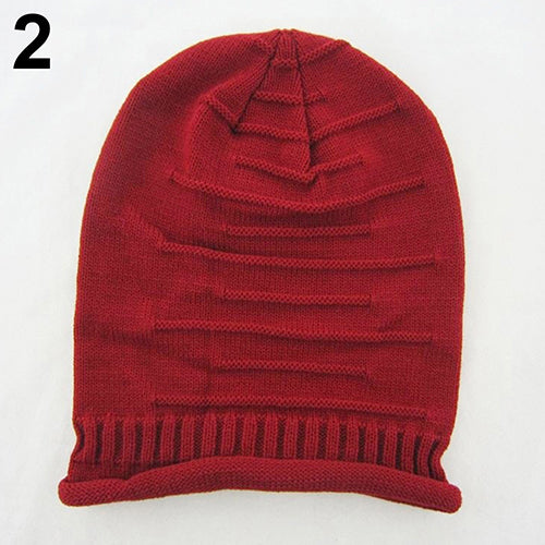 Women Men Knitted Winter Warm Ski Crochet Slouch Beanie Hat Casual Hip Hop Cap