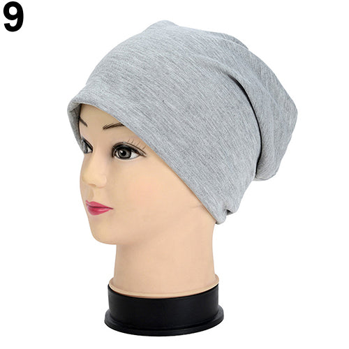 Women Men Fashion Candy Color Cap Hip-Hop Winter Warm Crochet Beanie Hat