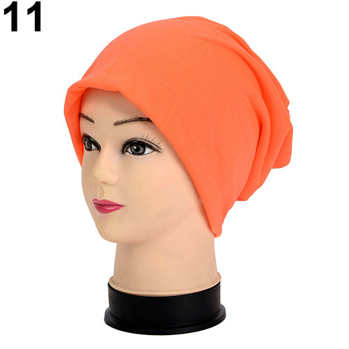 Women Men Fashion Candy Color Cap Hip-Hop Winter Warm Crochet Beanie Hat