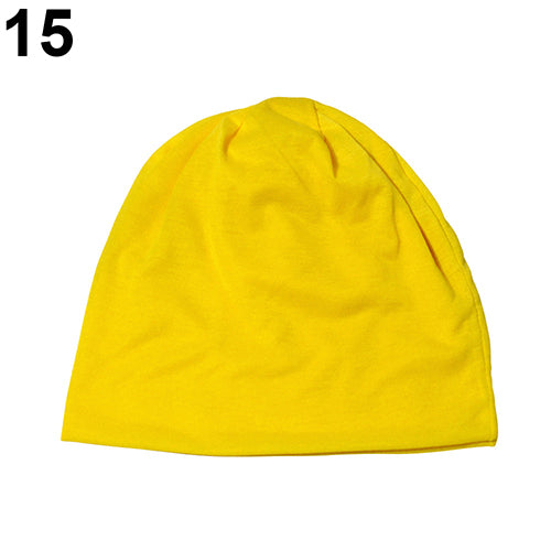 Women Men Fashion Candy Color Cap Hip-Hop Winter Warm Crochet Beanie Hat