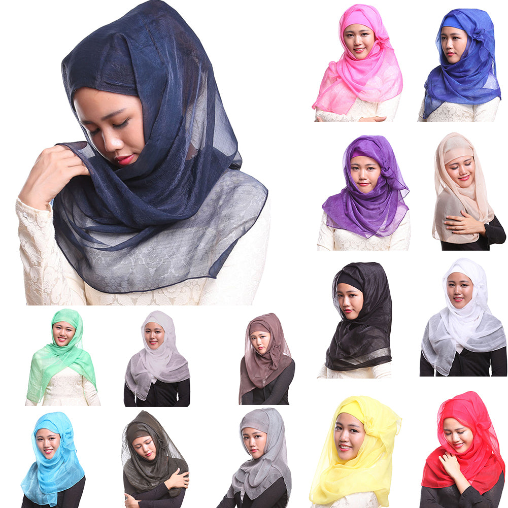 Women Muslim Islamic Long Full Cover Hijab Turban Head Scarves Wraps Shawls Hat