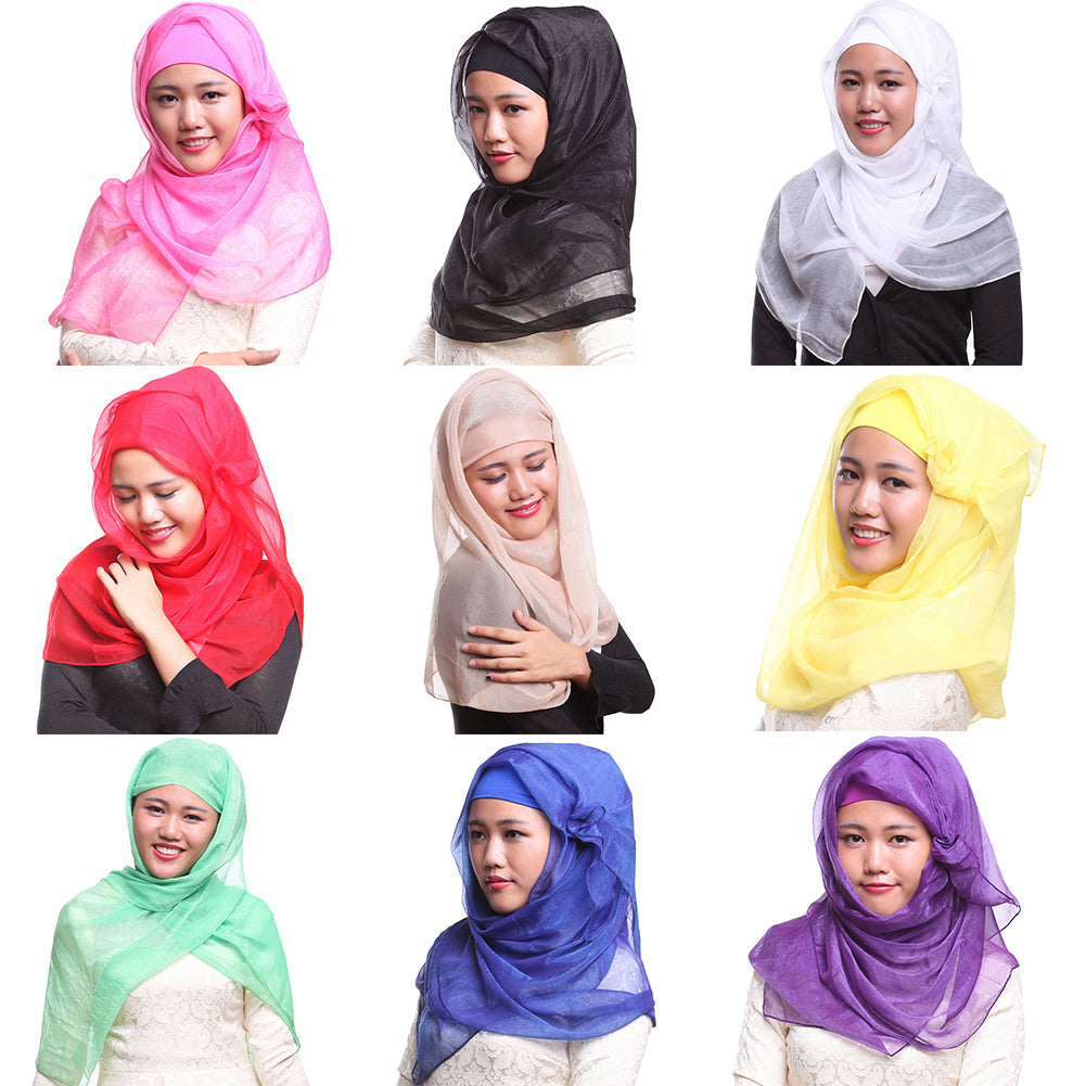 Women Muslim Islamic Long Full Cover Hijab Turban Head Scarves Wraps Shawls Hat