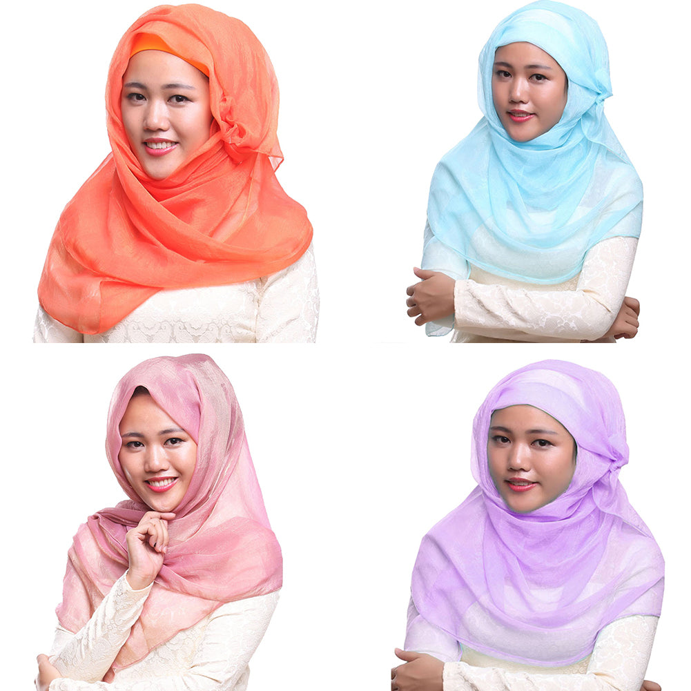 Women Muslim Islamic Long Full Cover Hijab Turban Head Scarves Wraps Shawls Hat