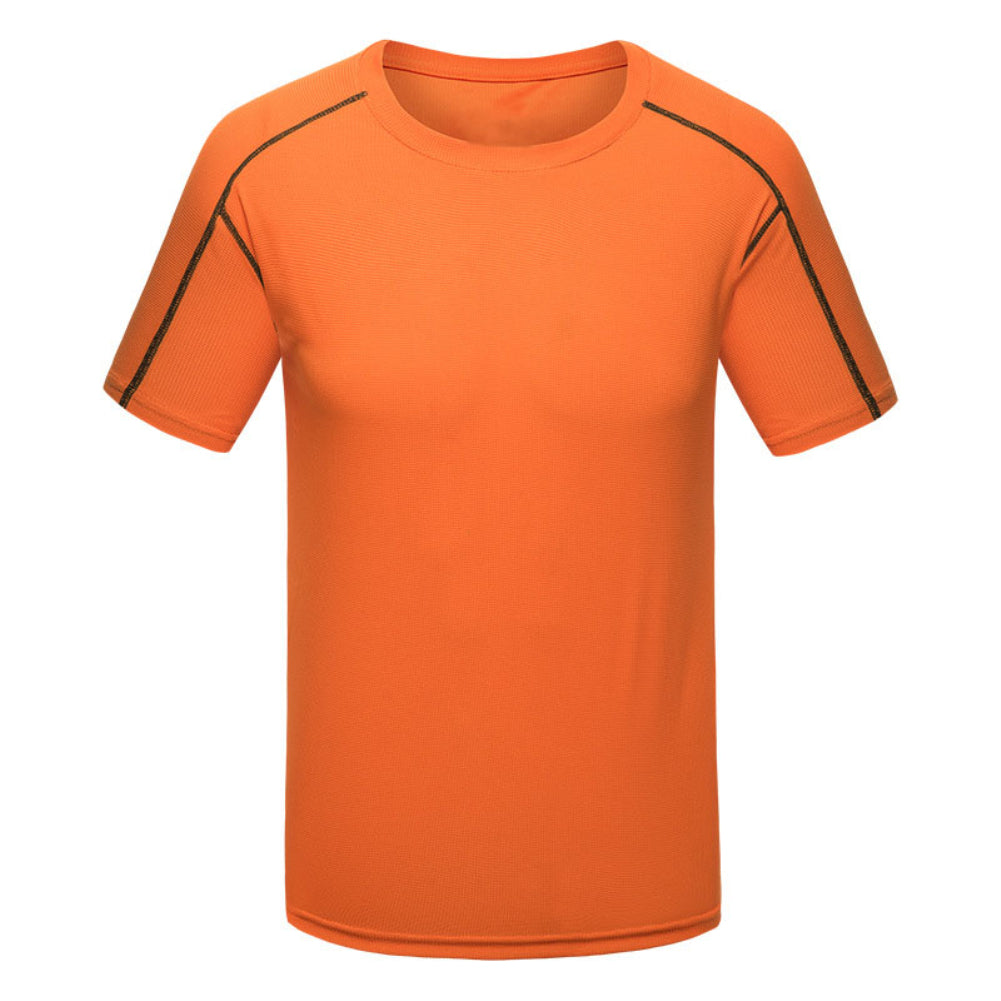Quick Drying Breathable Sports Men Outdoors Gym Cotton Summer Top Tee T-shirt