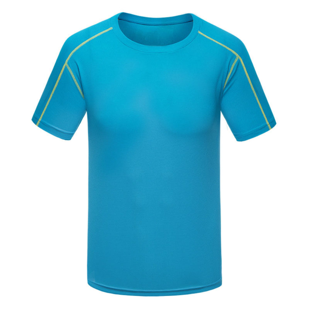 Quick Drying Breathable Sports Men Outdoors Gym Cotton Summer Top Tee T-shirt