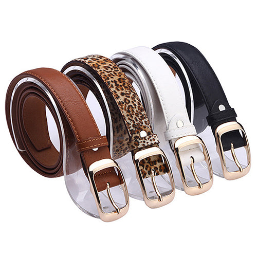 Women's Fashion Waist Belt Brand All-match Faux Leather Belts Casual Waistband Strap