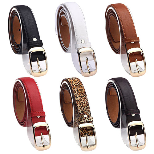 Women's Fashion Waist Belt Brand All-match Faux Leather Belts Casual Waistband Strap