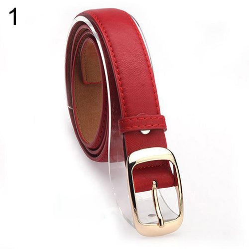 Women's Fashion Waist Belt Brand All-match Faux Leather Belts Casual Waistband Strap