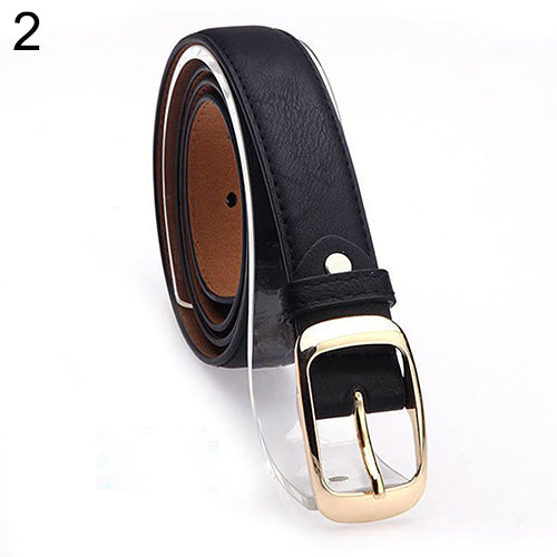 Women's Fashion Waist Belt Brand All-match Faux Leather Belts Casual Waistband Strap