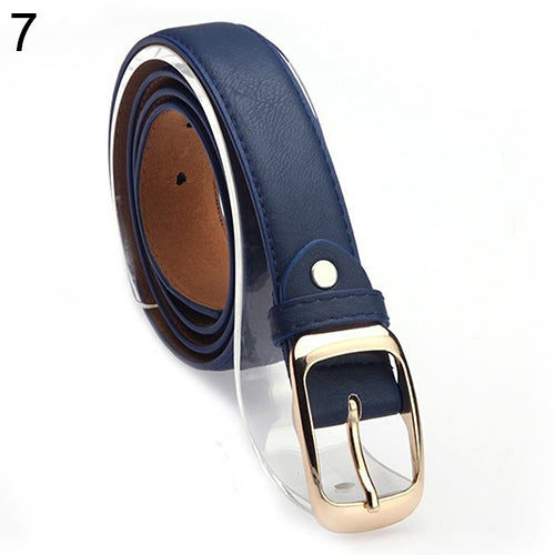 Women's Fashion Waist Belt Brand All-match Faux Leather Belts Casual Waistband Strap