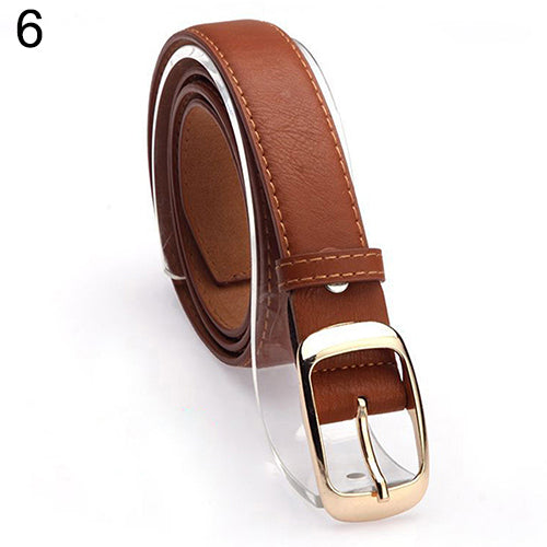 Women's Fashion Waist Belt Brand All-match Faux Leather Belts Casual Waistband Strap