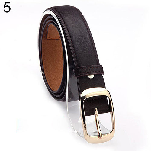 Women's Fashion Waist Belt Brand All-match Faux Leather Belts Casual Waistband Strap