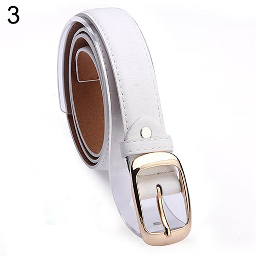 Women's Fashion Waist Belt Brand All-match Faux Leather Belts Casual Waistband Strap