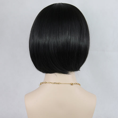 Women's Fashion Short Straight Bobo with Bangs Full Wig Cosplay Party Extension