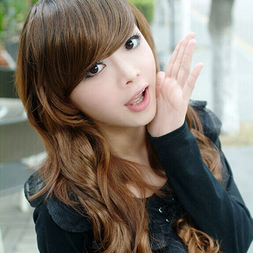 Women Clip in Hair Extensions Long Wavy Curly Hair 5 Clips Synthetic Wigs