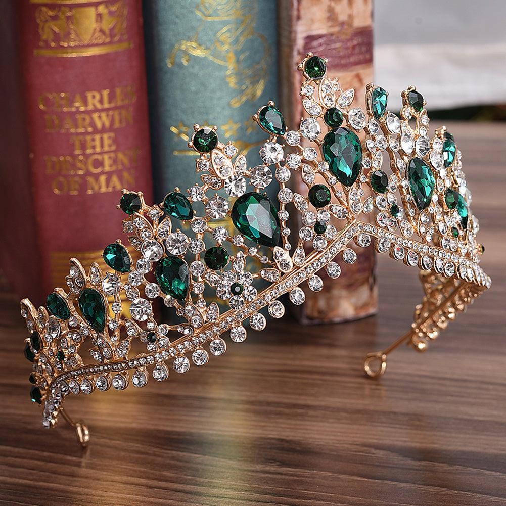 Wedding Bridal Tiara Wedding Hair Accessories Shining Rhinestones Crown Headband