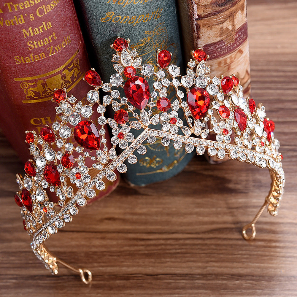 Wedding Bridal Tiara Wedding Hair Accessories Shining Rhinestones Crown Headband