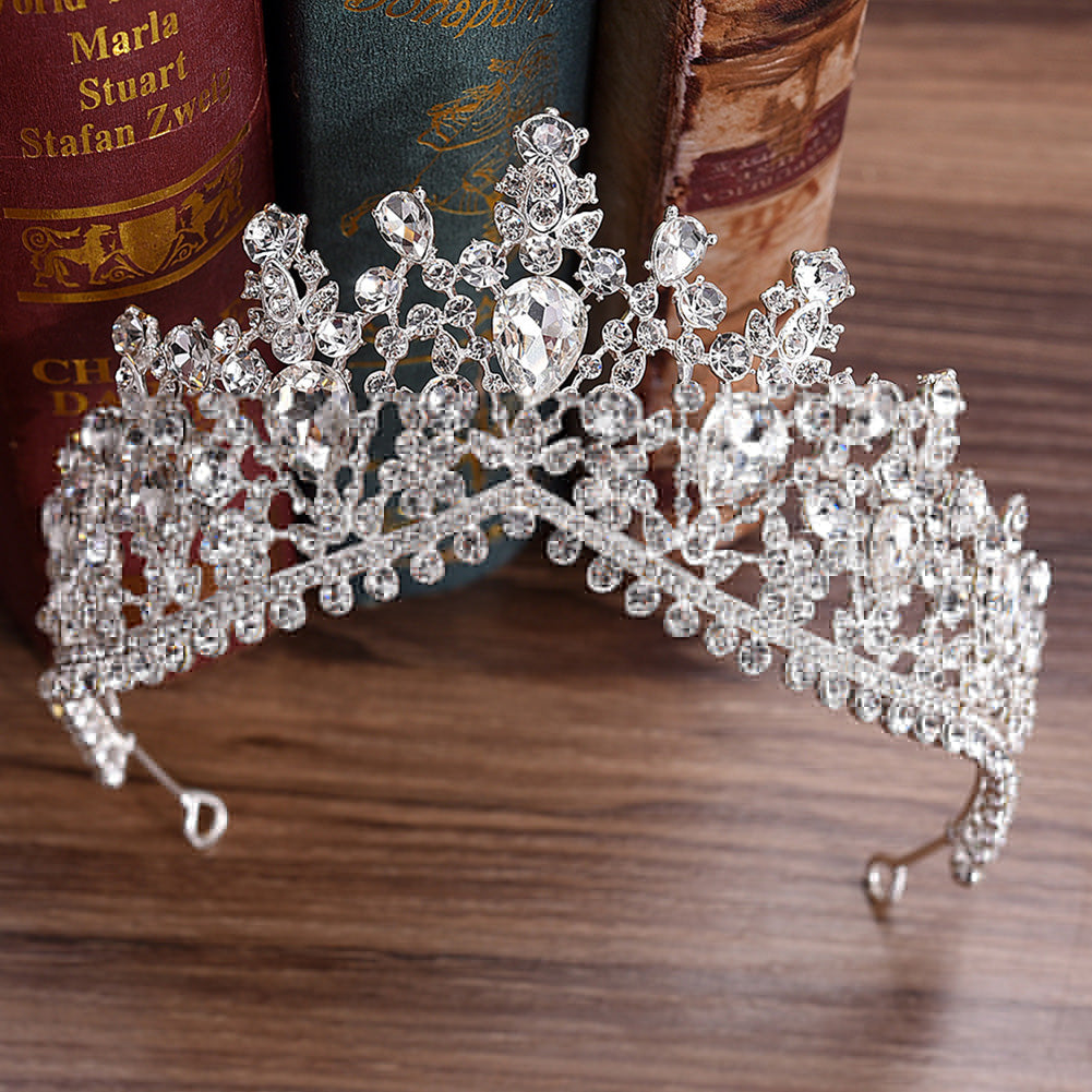 Wedding Bridal Tiara Wedding Hair Accessories Shining Rhinestones Crown Headband