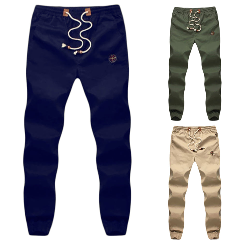 Men Casual Sport Pants Training Baggy Loose Jogging Slim Trousers Fashion Gift