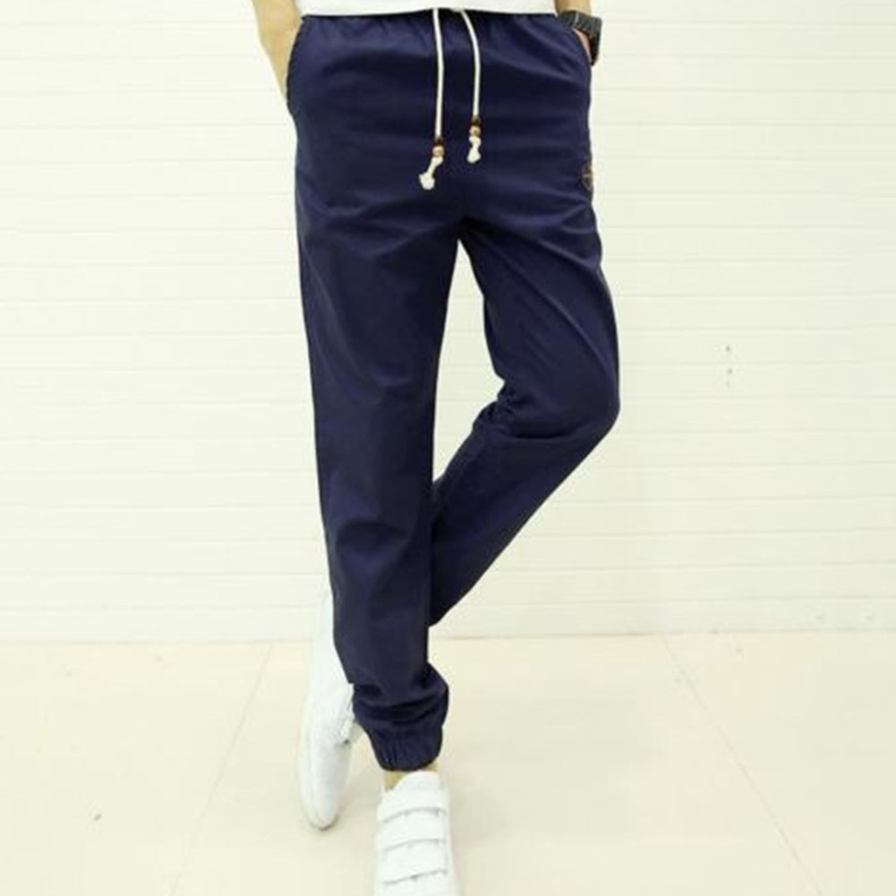 Men Casual Sport Pants Training Baggy Loose Jogging Slim Trousers Fashion Gift