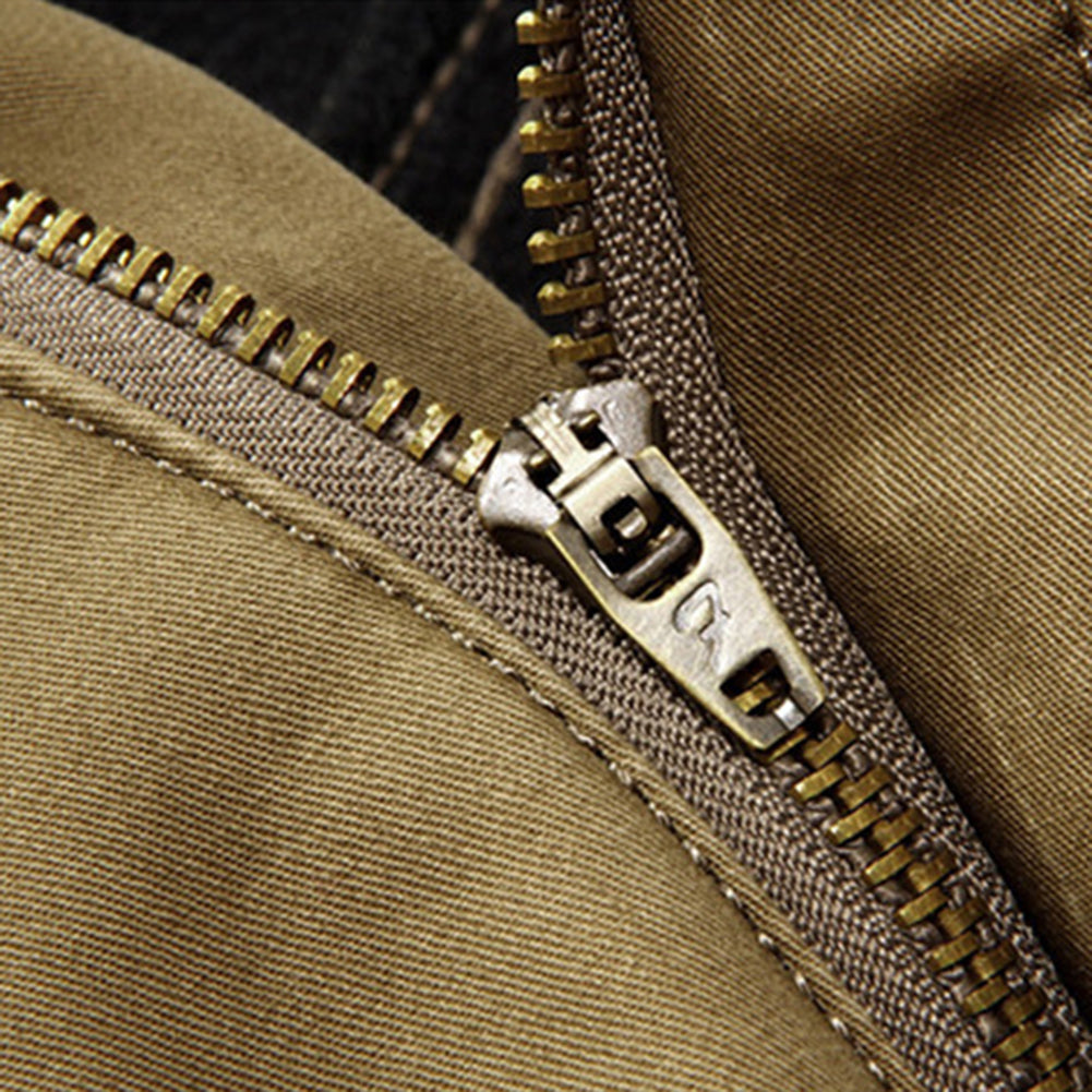 Men Cargo Pants Multi-Pockets Pants Full Length Casual Military Baggy Trousers