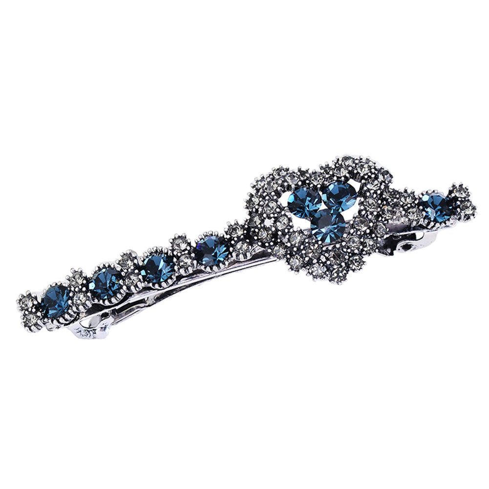 Colorful Heart Rhinestone Glossy Girl Hairpin Hair Clip Headwear Style Decor